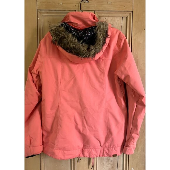 Roxy Womens DryFlight 10K Meade Dusty Rose Snowboard Jacket Sz Large Pink FA EXC - Picture 11 of 12